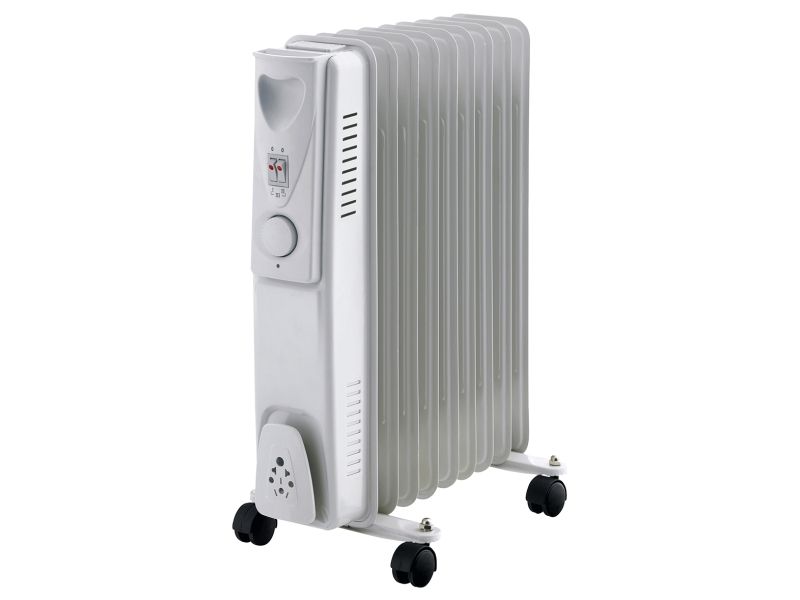 Gripo Olietradiator 2000W - Med Termostat, 1,5M Kabel M/Schuko-Stik, 3 Indstil.