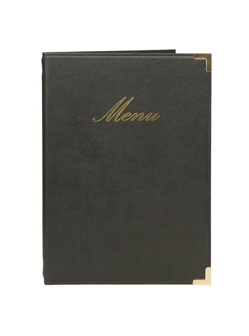 Securit® A5 CLASSIC menuomslag i sort