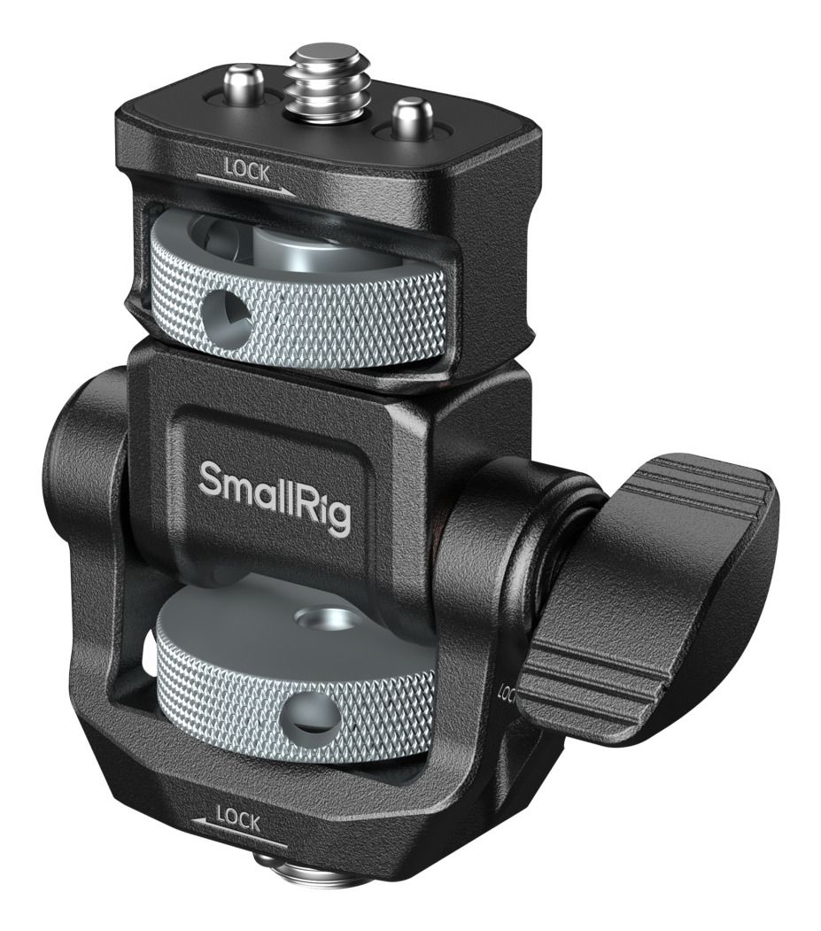 Smallrig 6314, Monitor-Halterung, Schwarz, Silikon, Edelstahl, Aluminiumlegierung, Monitor Support × 1 Allen Wrench × 1, 57,5 Mm, 30 Mm