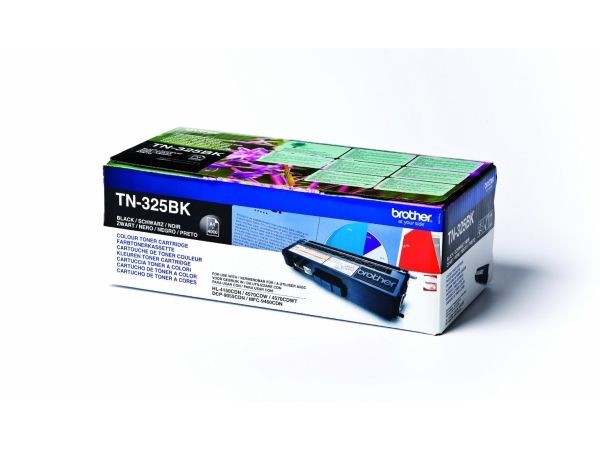 Brother TN325BK - Højtydende - sort - original - tonerpatron - for Brother DCP-9055CDN, DCP-9270CDN, HL-4140CN, MFC-9465CDN