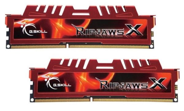 G.Skill Ripjaws-X - Ddr3 - Satz - 16 Gb: 2 X 8 Gb - Dimm 240-Pin - 1600 Mhz / Pc3-12800 - Cl10 - 1,5 V - Ungepuffert - Nicht-Ecc