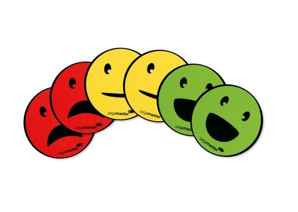 Legamaster Magnet Emoticon 7-123304 Sort 50Mm 6 St./Pack. 152009200 - Image 7