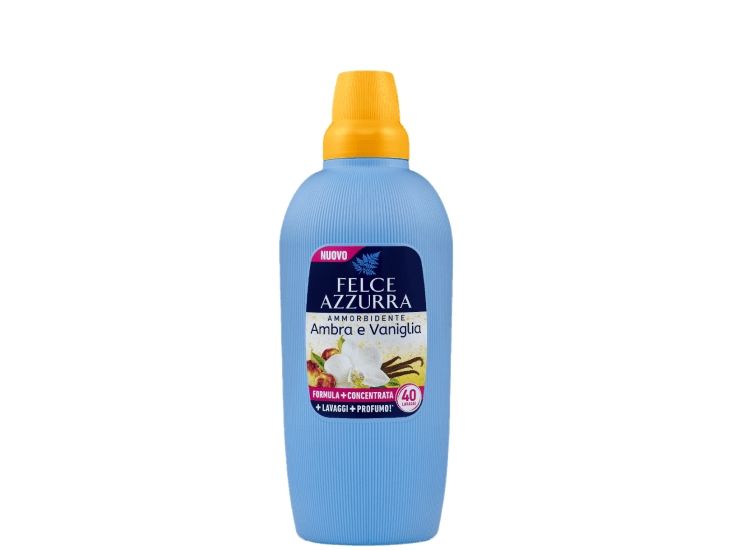 Felce Azzurra Amber & Vanilla, Væske, 2000 Ml, Ravfarvet, Vanilie, Flaske