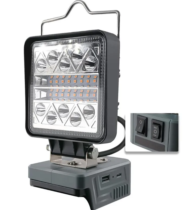 LED-arbetslampa 800-1800 lumen för Makita-batterier | Verktyg & Verkstad - För verkstaden - Arbets Ljus | GameStuff