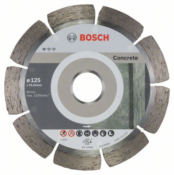 Bosch Standard For Concrete - Diamant-Schneidscheibe - Für Beton - 125 Mm (2608602197)