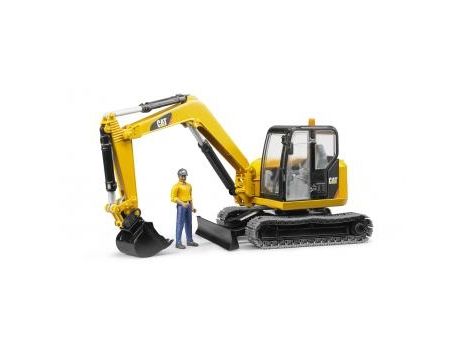 Bruder 02466 Cat Minibagger mit Bauarbeiter - Image 13