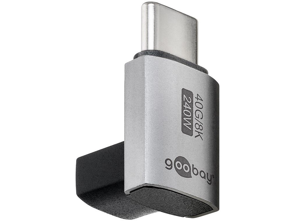 Goobay 74444, Usb-C, Usb-C, Silber