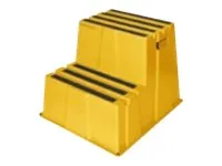 TWINCO TWIN 6700 - Säkerhetssteg - 2 steg - arbetshöjd: 0.5 m - högkonsistenspolyeten - gul | Möbler - Tillbehör - Elefantfötter | GameStuff