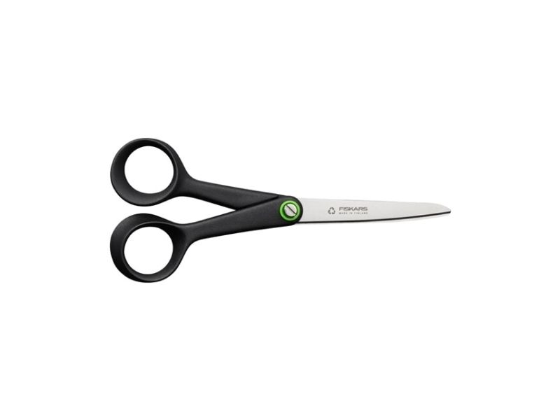 Fiskars 1074543, Vuxen, Rakt snitt, Single, Svart, Rostfritt stål, Rostfritt stål, Universal