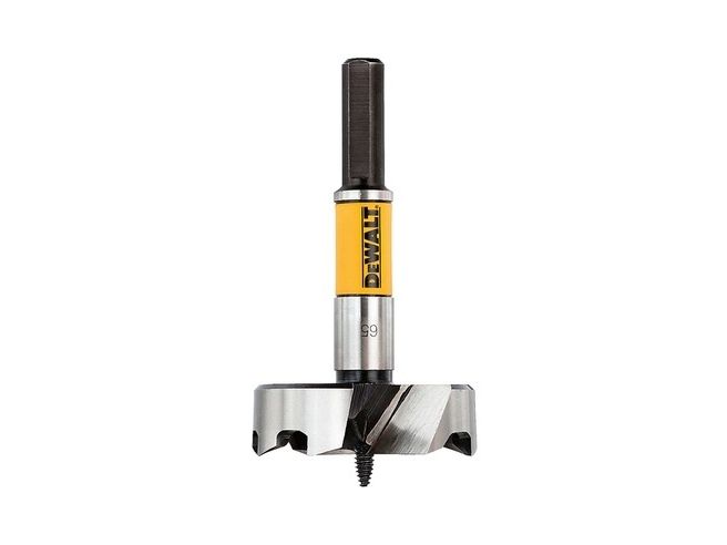 DeWALT DT4582-QZ, Boremaskine, Forstner borebit, Højre rotation, 5,1 cm, Træ, Gul, Sort, Rustfrit stål