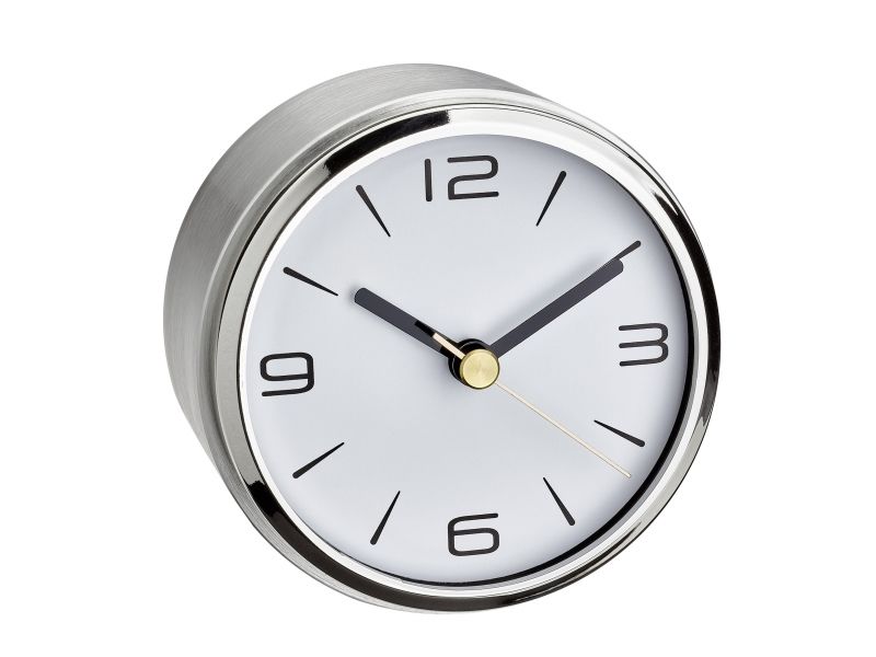 Tfa-Dostmann Camino, Quartz Alarmur, Sølv, Hvid, Aluminium, Plast, Batteri, Aa, 94 Mm