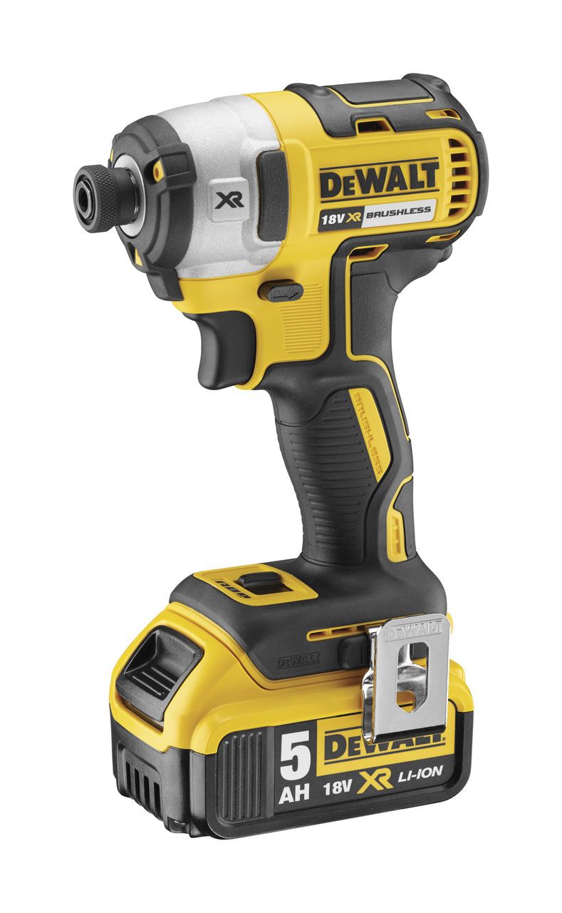 DeWALT DCF887P2-QW - St&ouml;tdrivare - sladdl&ouml;s - 3 hastigheter - 1/4-tums hexuttag - 205 N&middot;m - 2 batterier - 18 V
