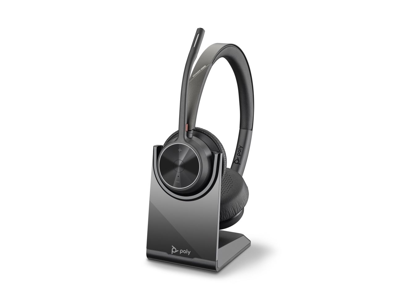 Poly Voyager 4320 Uc, Trådløs, Kontor/Callcenter, 162 G, Headset, Sort