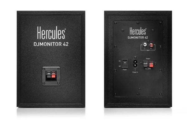 Hercules Djmonitor 42, 60 - 20000 Hz, 40 W, 80 W, 10,2 Cm (4"), Sort, Mdf