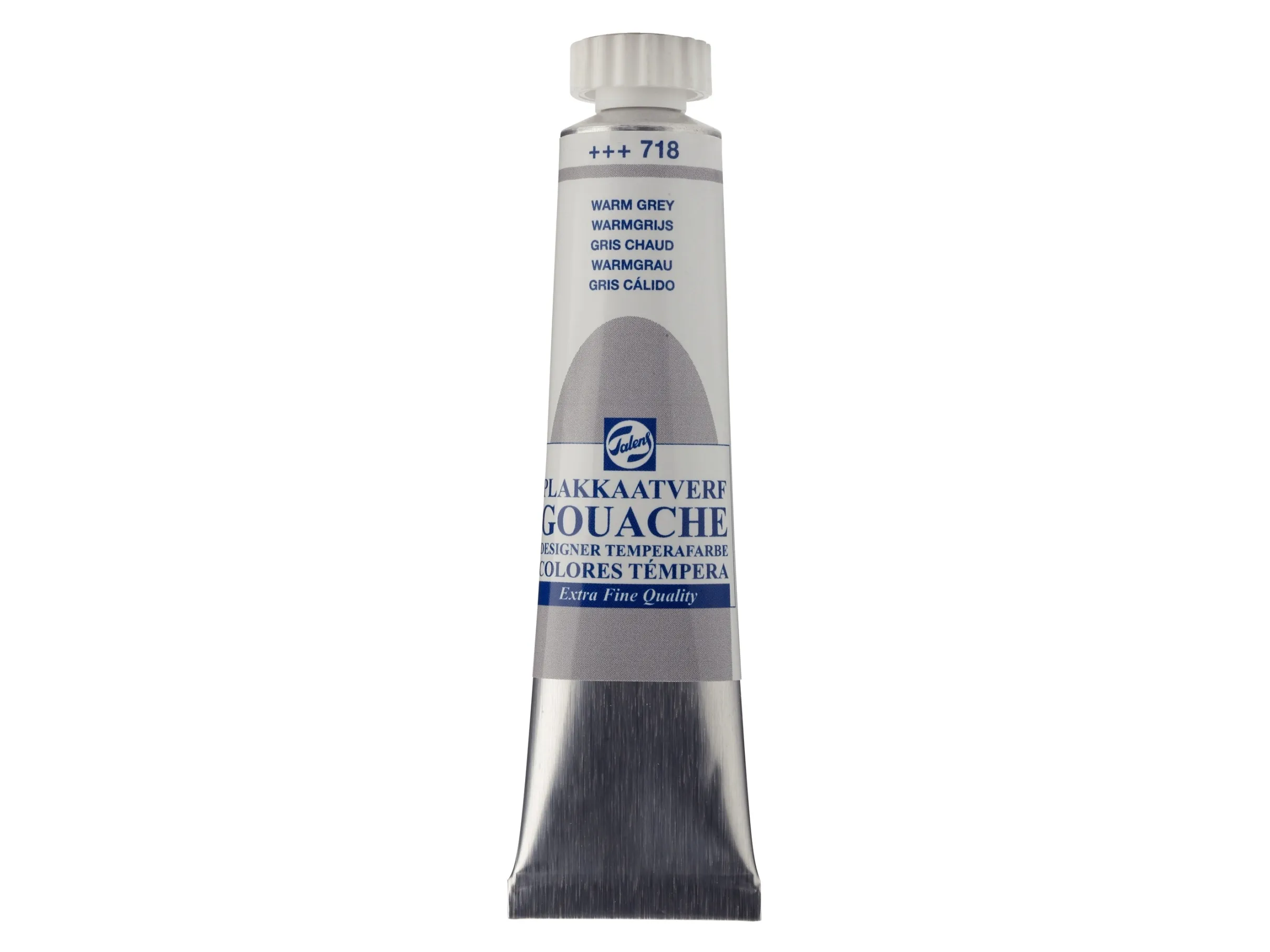 Talens Gouache Extra Fine Quality Tube Warm Grey 718 | Skola & Hobby - Konstmaterial - Gouache | GameStuff