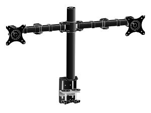 Iiyama Ds1002c-B1 - Montagesatz - Verstellbarer Arm - Für 2 Monitore - Schwarz - Bildschirmdiagonale: 10"-30" - Tischmontage Möglich - Für Prolite E2