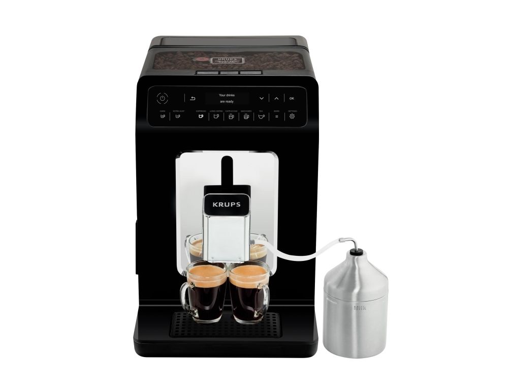 Krups Evidence Ea8918, Espressomaskine, 2,3 L, Kaffebønner, Indbygget Kværn, 1450 W, Sort