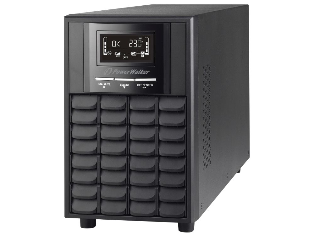 Powerwalker Vi 1500 Cw Fr - Ups - Ac 162 - 290 V - 1050 Watt - 1500 Va - 9 At - Rs-232, Usb - Output-Stikforbindelser: 3