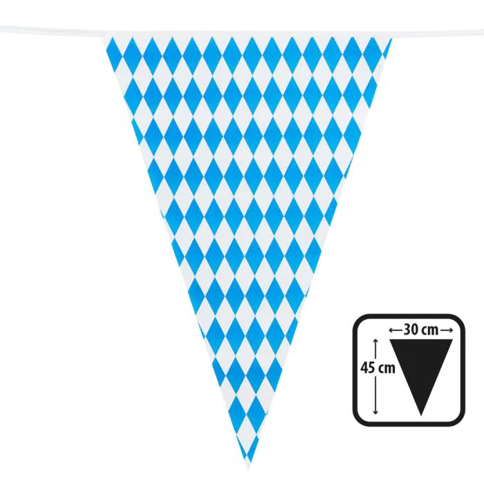 Boland 54260, Garland, Polyethylene, Blue, White, 8000 Mm, 100 G, 330 Mm