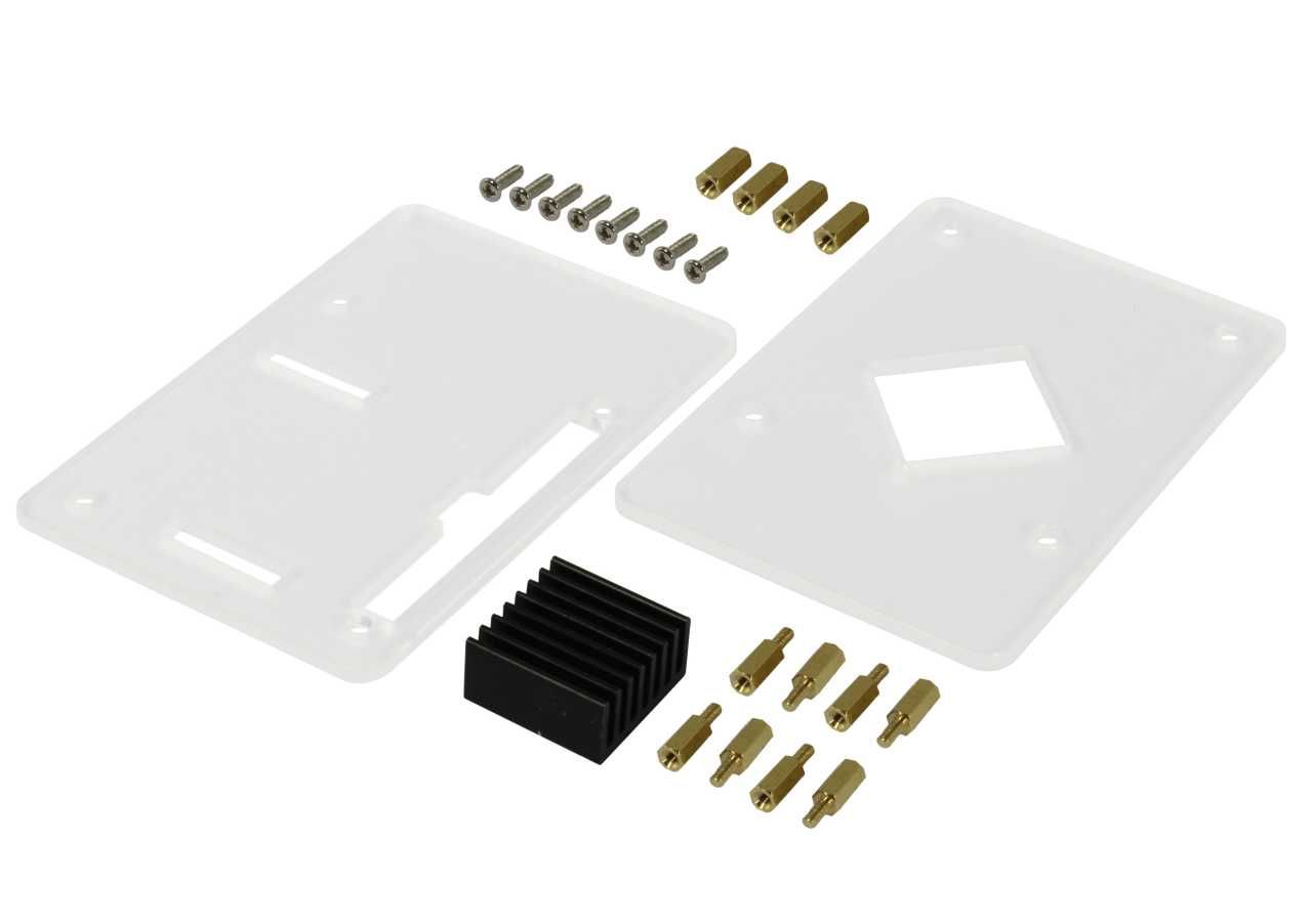 Allnet Rock Pi Simple Acrylic Case, Hülle, Weiß, Acryl, 100 G