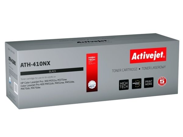 Activejet Ath-410Nx Tonerkartusche (Ersatz Für Hp 305X Ce410x Höchste 4000 Pages Schwarz), 4000 Seiten, Schwarz, 1 Stück(E)