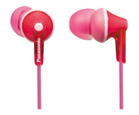 Panasonic Rp-Hje125e-P - Ergofit - Øreproptelefoner - I Øret - Kablet - 3,5 Mm Jackstik - Pink