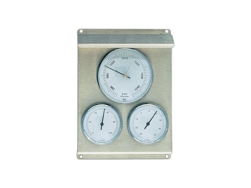 Tfa-Dostmann 20.2010.60, Metallic, Udendørs Barometer, Udendørs Hygrometer, Udendørs Termometer, Barometer, Hygrometer, Termometer, Barometer, Hygrom