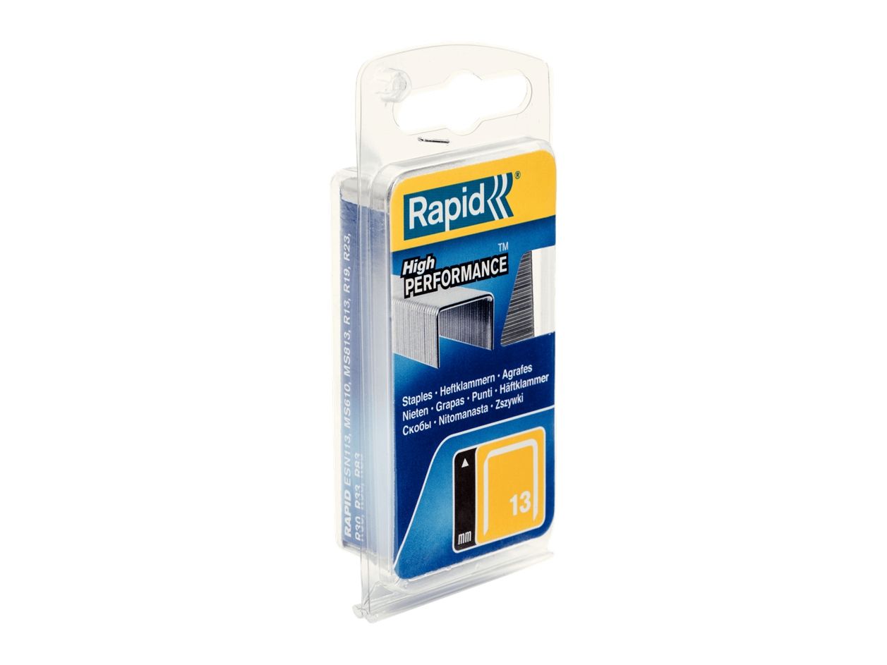 Rapid 40109520, Klammerpack, 8 Mm, 1600 Heftklammern, R13, R23, R30, R33, R83 Alu610, Alu913, Eco Tacker, M10y, 49 Mm, 27 Mm