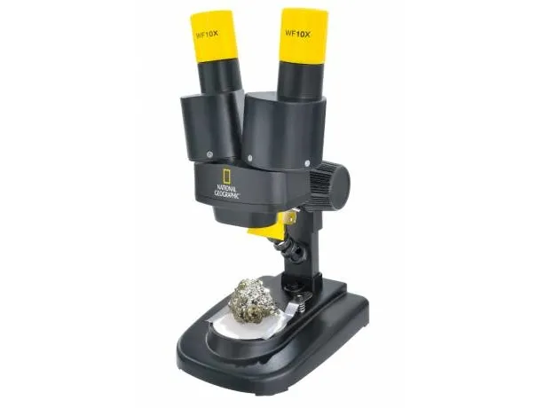 National Geographic 9119000, Optiskt mikroskop, Svart, Gul, 20x, LED, CE, Batteri | Verktyg & Verkstad - För verkstaden - Mikroskop | GameStuff