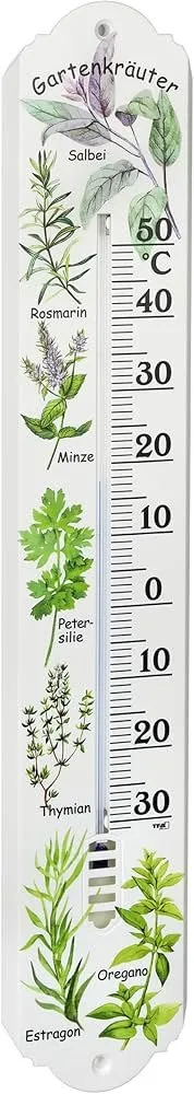 TFA Dostmann Analoges Innen-Außen-Thermometer Termometer Hvid, Grøn