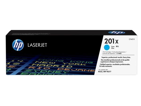Lasertoner Hp 201X, 2.300 Sider, Cyan