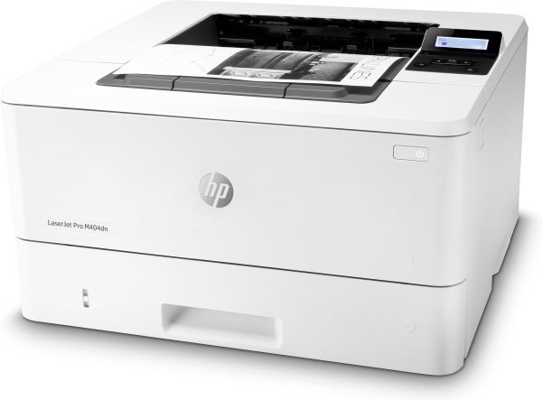 HP LaserJet Pro M404dn - Skrivare - svartvit - Duplex - laser - A4/Legal - 4800 x 600 dpi - upp till 38 sidor/minut - kapacitet: 350 ark - USB 2.0, Gigabit LAN, USB-värd