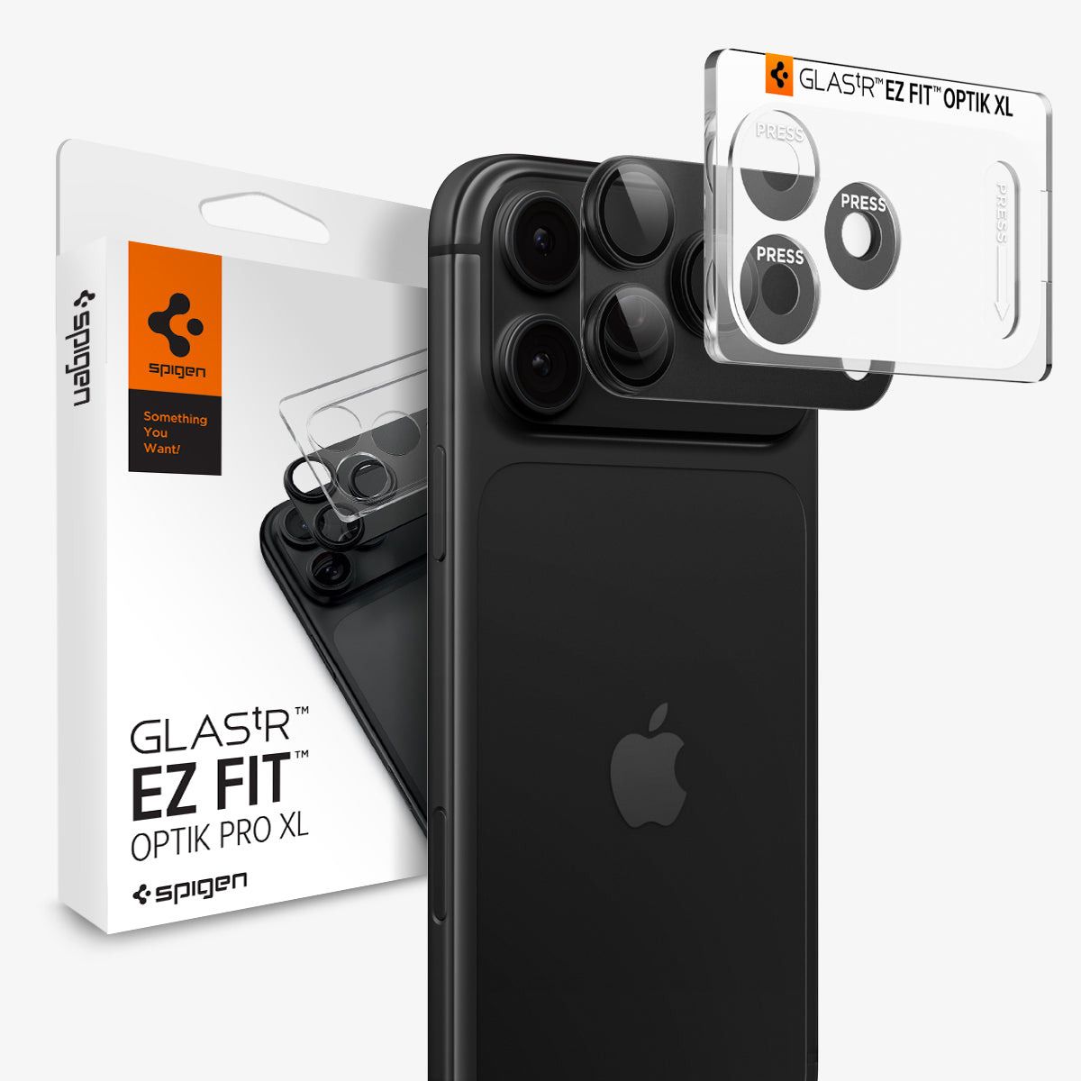 Spigen AGL12035, Apple, Phone 18 Pro, Ridseresistent, Slagbestandig, Sort, Transparent, 1 stk