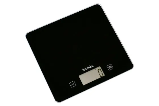 Terraillon KEG41019BK, Elektronisk køkkenvægt, 5 kg, 1 g, Sort, Countertop, Rektandel