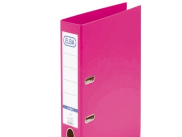 Elba Smart PP/PP, 50 mm, A4, Polypropylen (PP), Lyserød, 280 ark, 5 cm, 285 mm