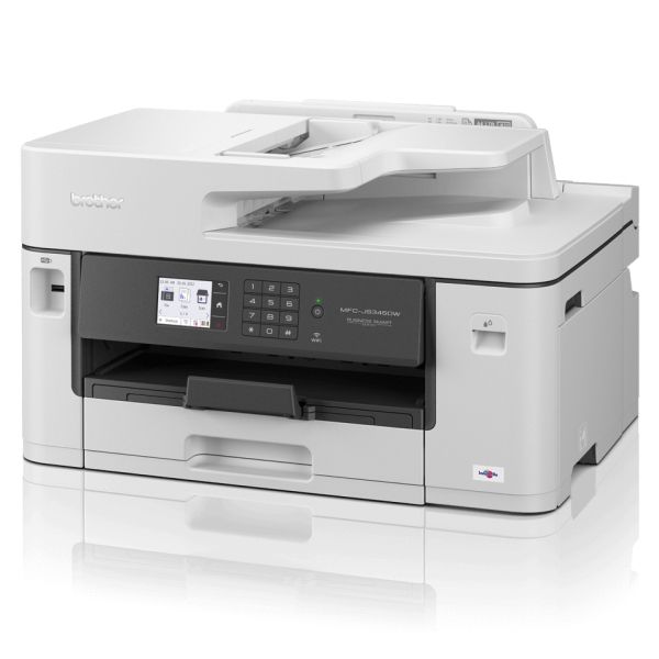 Brother MFC-J5345DW - Multifunktionsprinter - farve - blækprinter - A3/Ledger (medie) - op til 25 spm (kopiering) - op til 28 spm (udskriver) - 250 ark - 14.4 Kbps - USB 2.0, LAN, Wi-Fi(n)