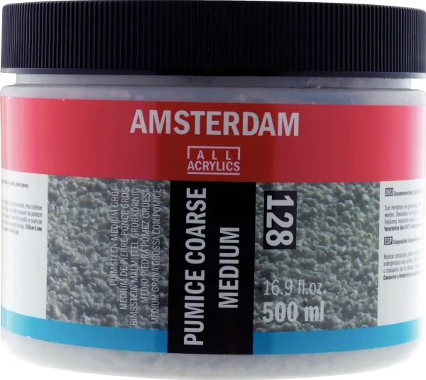 Amsterdam Pumice coarse medium 128 jar | Skola & Hobby - Konstmaterial - Tillsatser | GameStuff