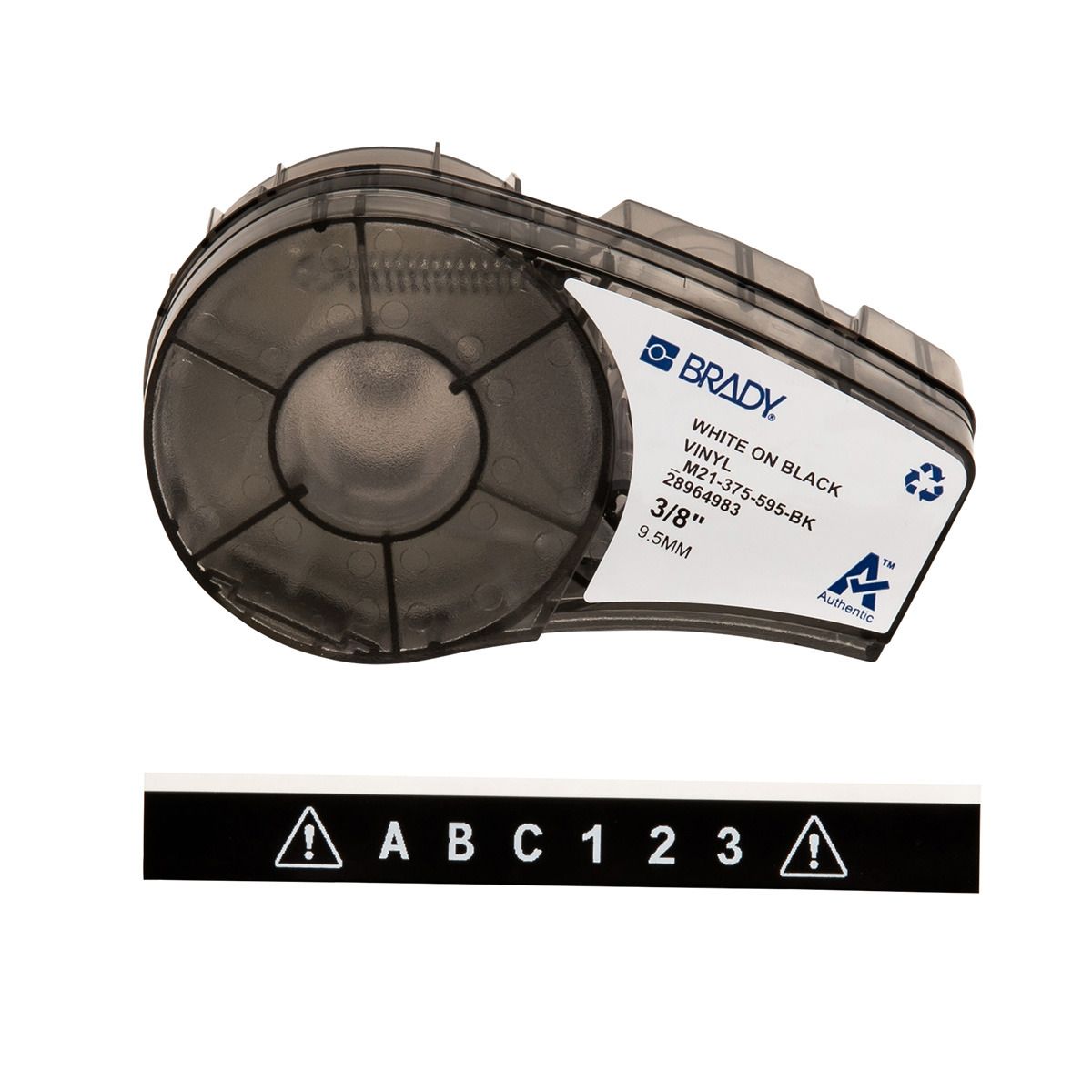 Brady M21-375-595-Bk Vinyltape Til M211 M210 Bmp21-Plus Bmp21-Lab Bmp21, Sort