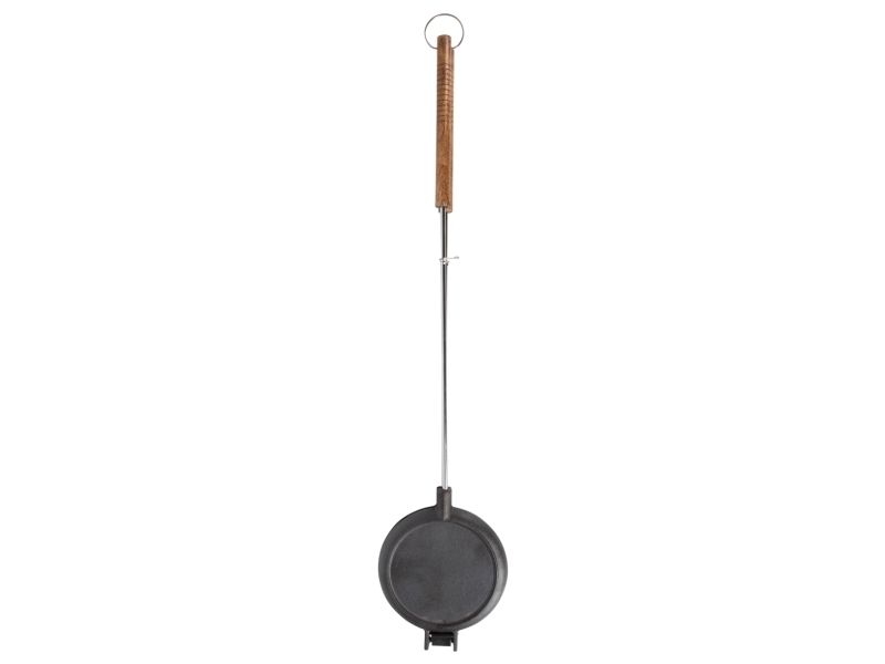 Esschert Design Waffeleisen, 2 Waffel(n), Rechteckig, Schwarz, Metall, 175 mm, 53 mm