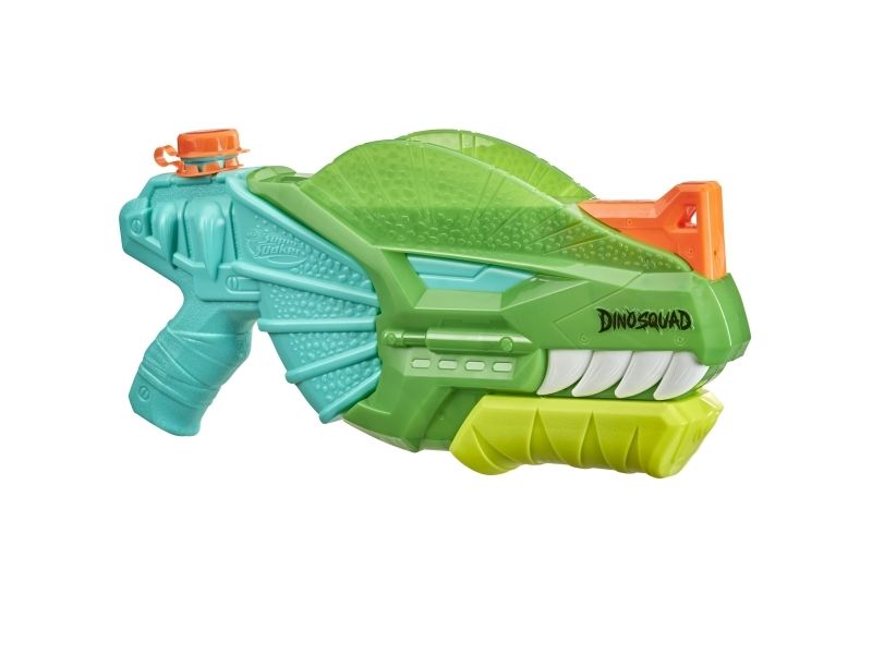 Nerf Super Soaker Dino Soak, Soaker vandpistol, Flerfarvet, 6 År