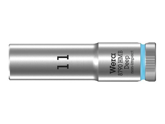 Wera 8790 Hmb, Sokkel, 3/8", Metric, 1 Hoved(Er), 11 Mm, Krom-Vanadium-Stål