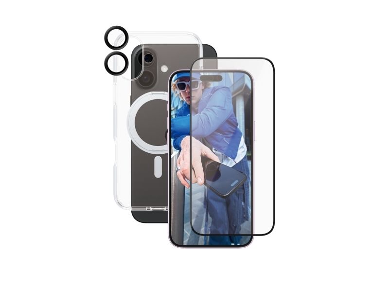 Panzerglass Care By 3-In-1 Ceramic Set Iphone 16 Plus, Cover, Apple, Apple - Iphone 16 Plus, Transparent