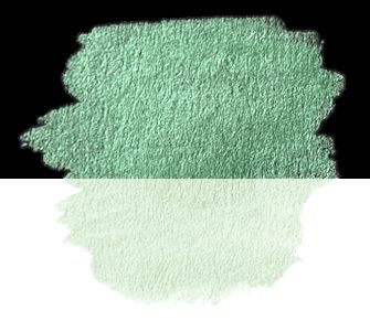 Finetec Irisierende Aquarellfarbe (Pastille) | Jade Green
