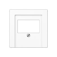 JUNG A 569 PLT WW, Hvid, Duroplast, Alle mærker, SLA 2 WW, SLA 2 AN, UMA-MA2, UMA-CAT6A, 2130 USB, USB 21-2, 521-2 USB, 1 stk