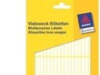 Avery Multi-Purpose Labels 3322 - Selvklæbende - hvid - 5 x 37 mm 1976 stk. etiketter