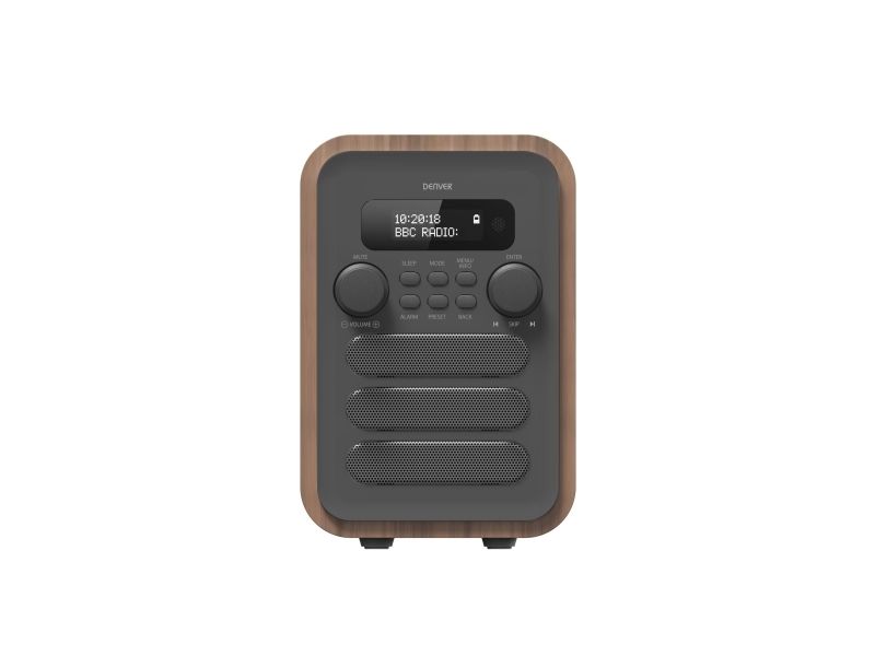Denver Dab-48 - Dab-Radio - 2.5 Watt (Total) - Grå