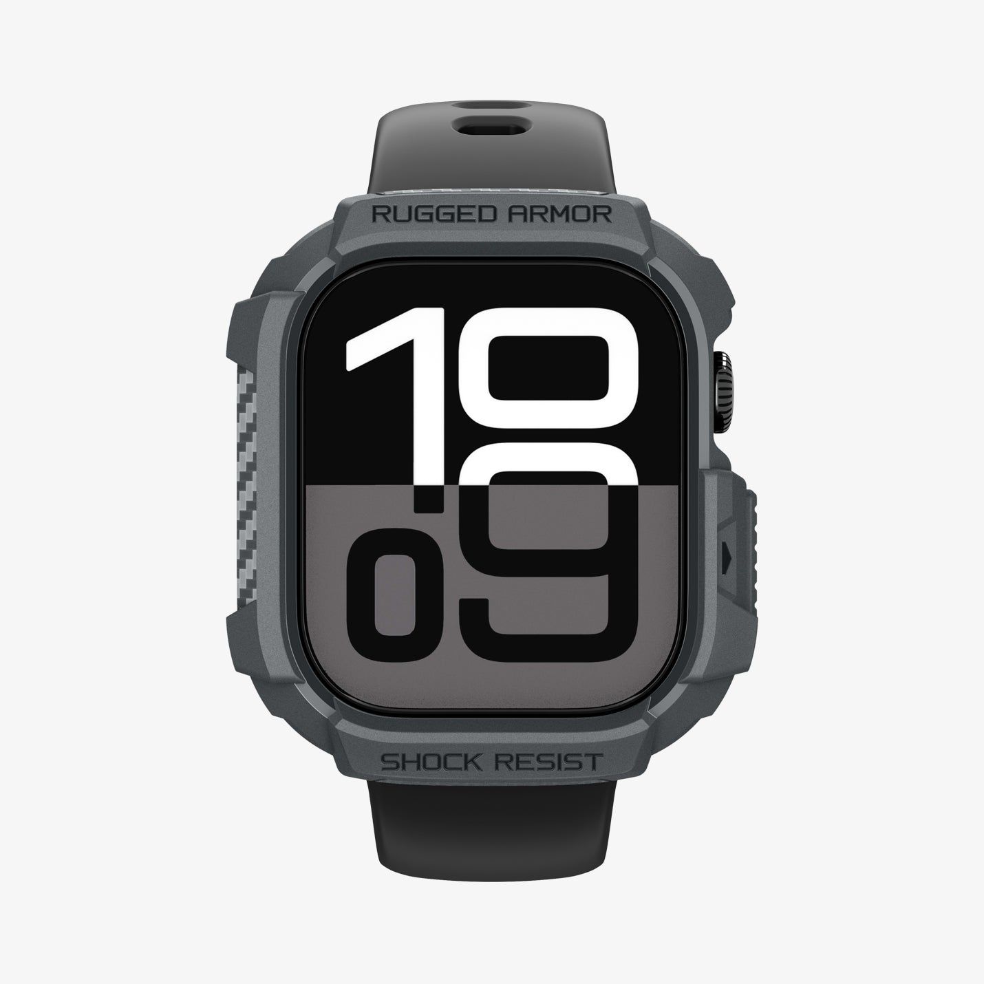 Spigen Rugged Armor 2, Boks, Smartwatch, Grå, Apple, Apple Watch 10/11 (46Mm), Termoplastisk Polyurethan (Tpu)