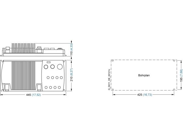 Siemens 6SL3525-0PE17-5AA1, Indendørs, Flerfarvet, CE, RoHS, REACH, 210 mm, 5,7 kg, 250 mm