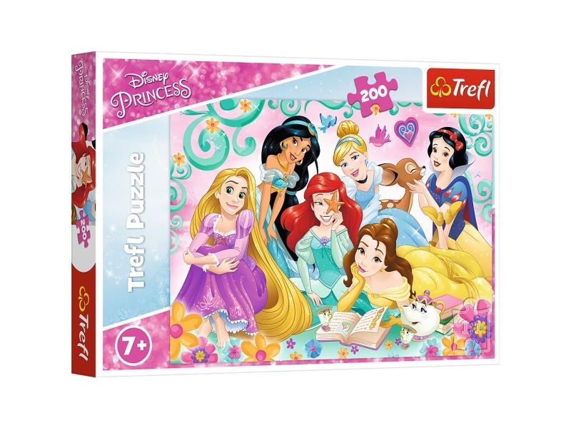 Trefl Disney: Princess Puzzle 200, 200 stk, Tegnefilm, 7 År