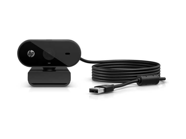 Hp 320 Fhd-Webcam, 1920 X 1080 Pixel, Full Hd, 30 Fps, Usb, Schwarz, Clip / Ständer